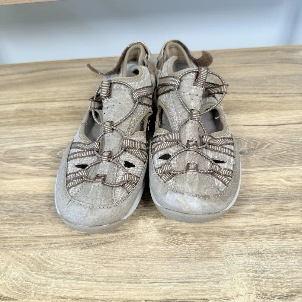Earth Origins‎ Sid Hybrid Sneaker Sandal Beige Brown Women's Size 7.5